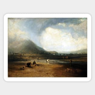 High Resolution William Turner The Trout Stream 1809 Sticker